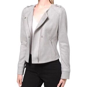White House Black Market Soft Gray Suit Jacket